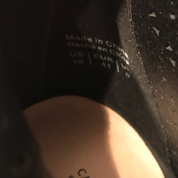 📦5/$50 Call It Spring Black Lace Up Cut Out Open Toe Heel Booties 🍁 - Picture 7 of 7